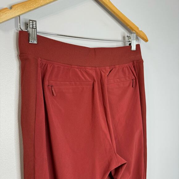 Athleta Brooklyn Ankle Pant Cinnamon Red Lightweight Travel Casual SZ 0 - Picture 8 of 11